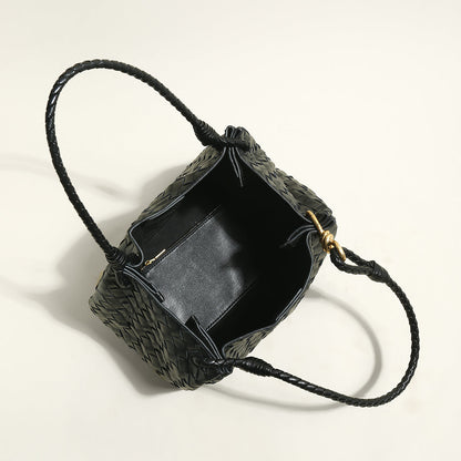 Milton Woven Leather Tote Bag-2